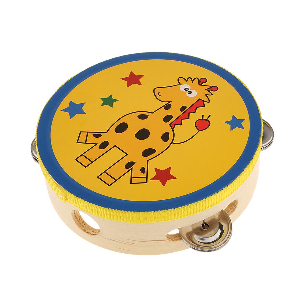 Tambourine Hand Drum - Деревянный тамбурин, малый ручной перкуссионный инструмент,