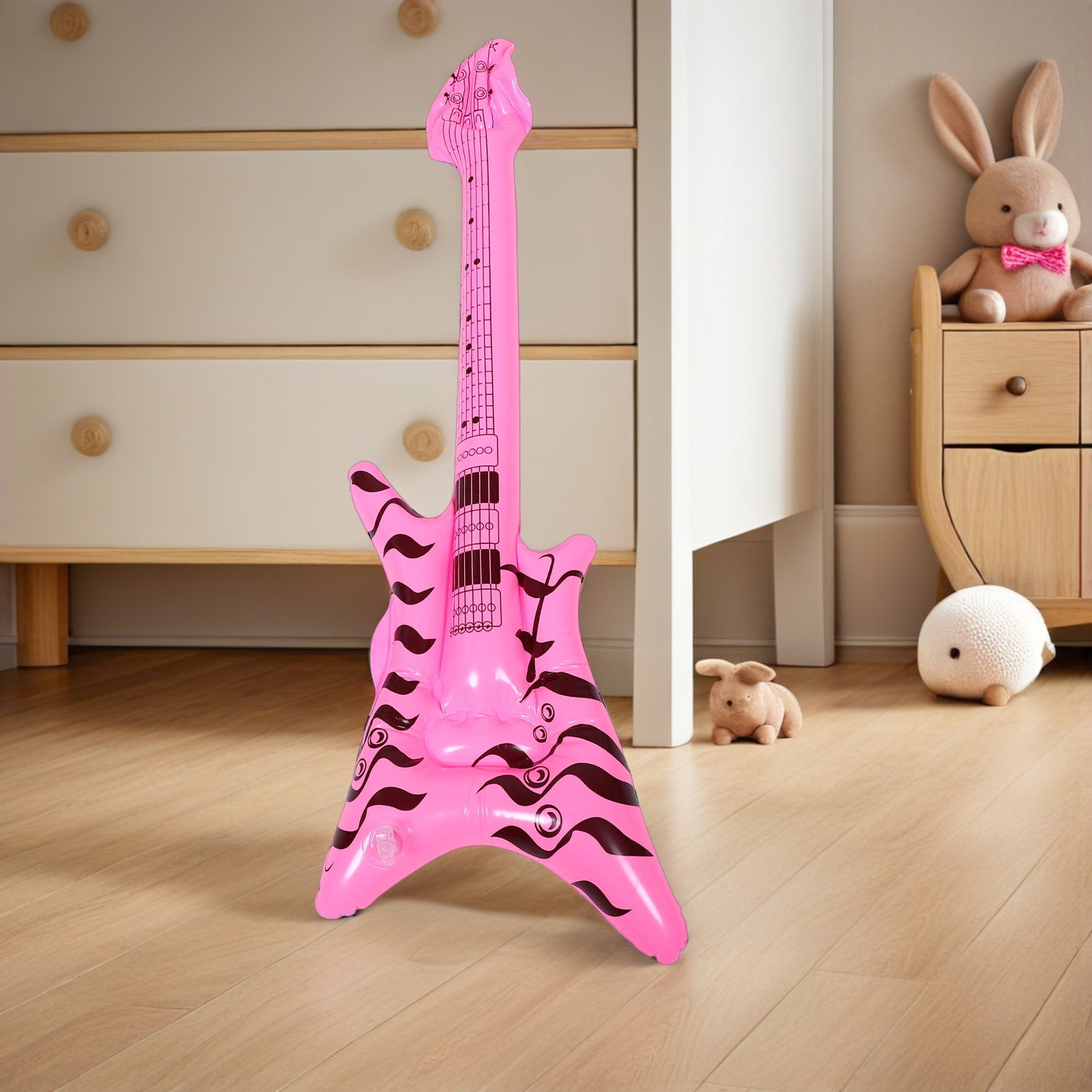 Musical Instrument You Blow - Надувная ретро-гитара в стиле рок-н-ролл 80-х