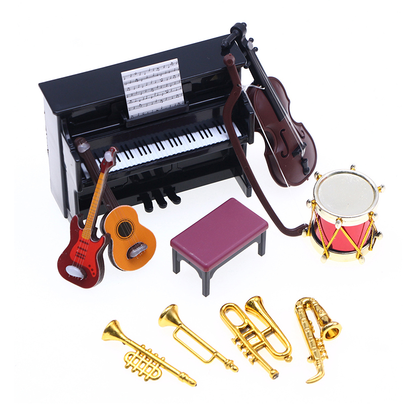 Musical Instrument Like Piano - Классический набор миниатюрных музыкальных инструментов в