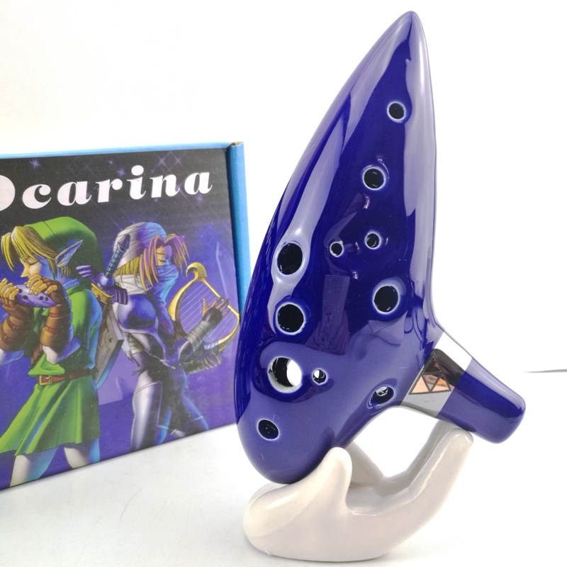 Musical Instrument Zelda - Аниме Zelda Ocarina, керамическая 12-луночная керамическая
