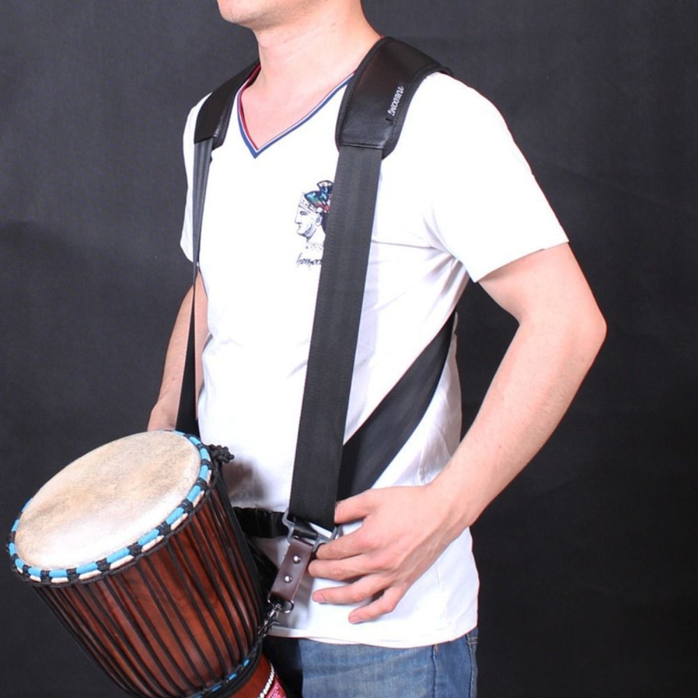 Tambourine Hand Drum - Утолщенные мягкие плечевые ремни для джембе,