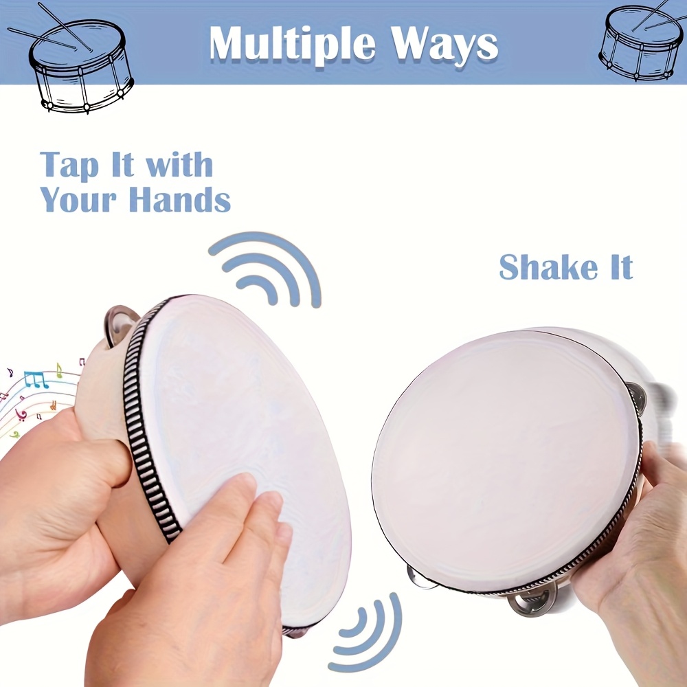 1/3 шт. Деревянный тамбурин 6/ – обзор и цена Tambourine Hand Drum